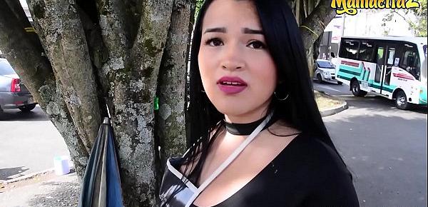  MAMACITAZ - Fiery Latina Teen Maria Del Rosario Has Sex With Stranger During Her Afternoon Break